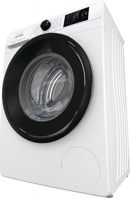 Пральна машина з фронт. загр. Gorenje WNEI72SBS, інверторна, 7кг, 1200, A+++, Пара, глибина 46.5см, Дисплей, Білий