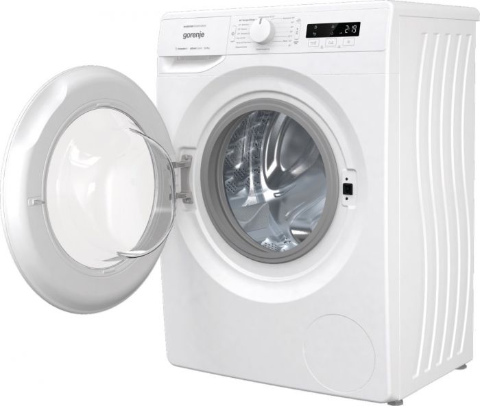 Пральна машина з фронт. завантаж.  Gorenje WNPI82BS, інверторна, 8кг, 1200, A+++, Пар, глибина 54.5см, Дисплей, Білий