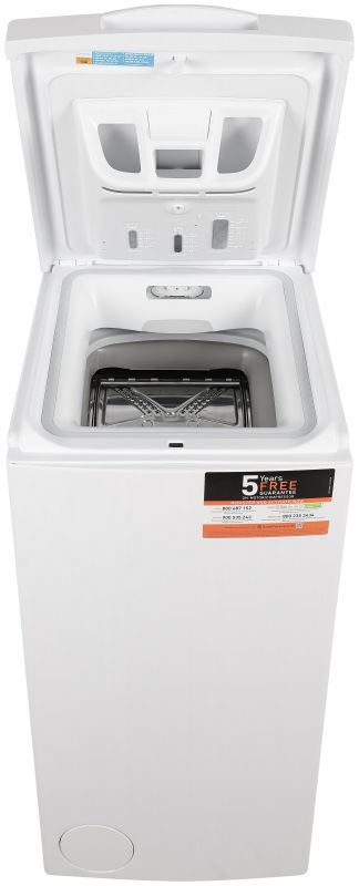 Пральна машина з верт. завант. Indesit BTWA61053EU, 6кг, 1000, A+++, 40см, Білий