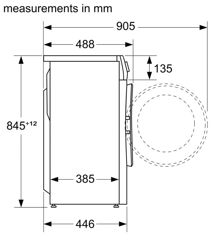 Пральна машина з фронт. зав. Siemens WH22A2W0BL, 7кг, 1200, A+++, 45см, Дисплей, Білий