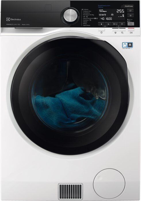 Прально-сушильна машина Electrolux EW9W161BUC, 10кг (6кг), 1600, A, Пара, глибина 63см, Дисплей, Білий, Heat pump