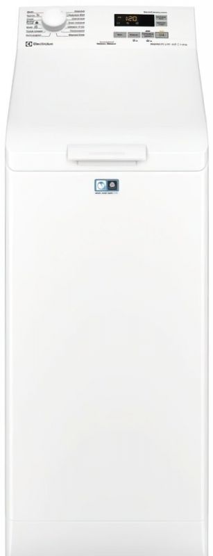 Пральна машина з верт. завант. Electrolux EW6T5061U, 6кг, 1000, A+++, Дисплей, Білий