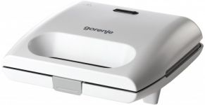 Міні-гриль Gorenje SM701GCW/700 Вт/антипригарні пластини/білий