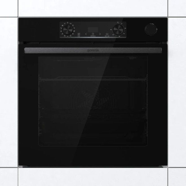 Духовка Gorenje BSA6737E15BG/ 77 л/ A+/IconLed/гриль/швидкий нагрів/з функц. пароварки/багаторівневе приготув/чорний