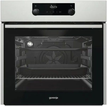 Духовка Gorenje BPS737E301X/70 л/ A+/таймер IconLed/гриль/швидкий нагрів/ приготування на пару/піроліз/нержав.