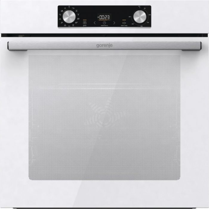 Духовка Gorenje BPS6737E13WG/ 77 л/ A+/IconLed/гриль/піроліз/швидкий нагрів/ приготування на пару/білий