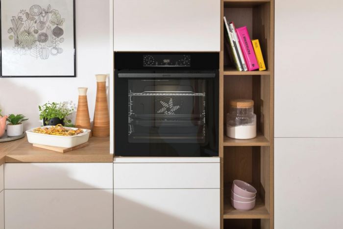 Духовка Gorenje BOS6737E13BG/ 77 л/ A+/IconLed/гриль/піроліз/швидкий нагрів/ приготування на пару/чорний