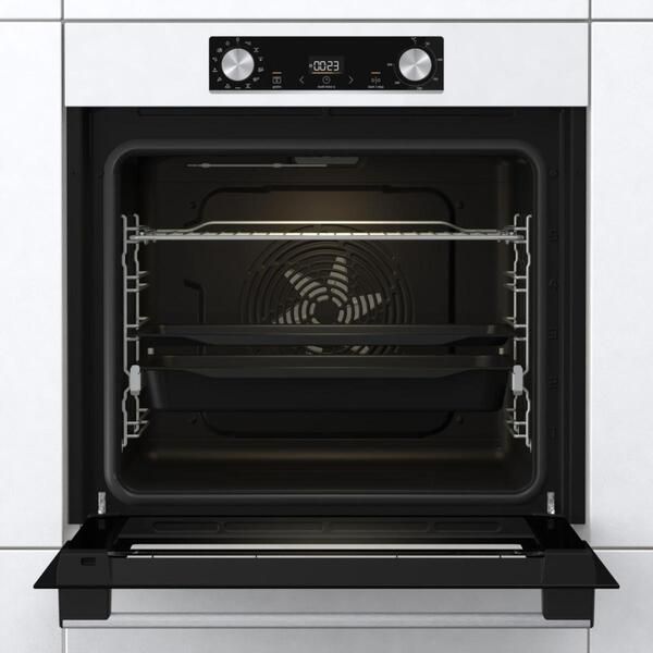 Духовка Gorenje BOS6737E06WG/ 77 л/ IconLed/ гриль/ таймер/швидкий нагрів/ приготування на пару/білий