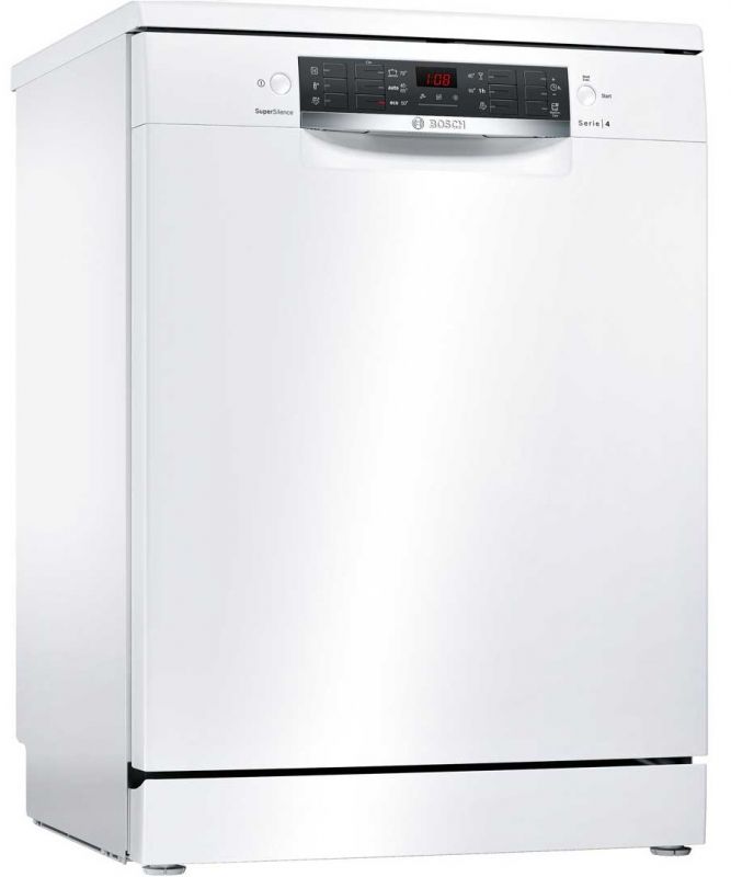 Окремо встановлювана посудомийна машина Bosch SMS46JW10Q - 60 см/12 компл/6 прогр/5 темп.реж/білий