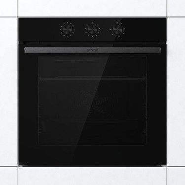 Духовка Gorenje BO6725E02BG/ 77 л/ механіч.таймер з функц. відключення/ гриль/швидкий нагрів/чорний