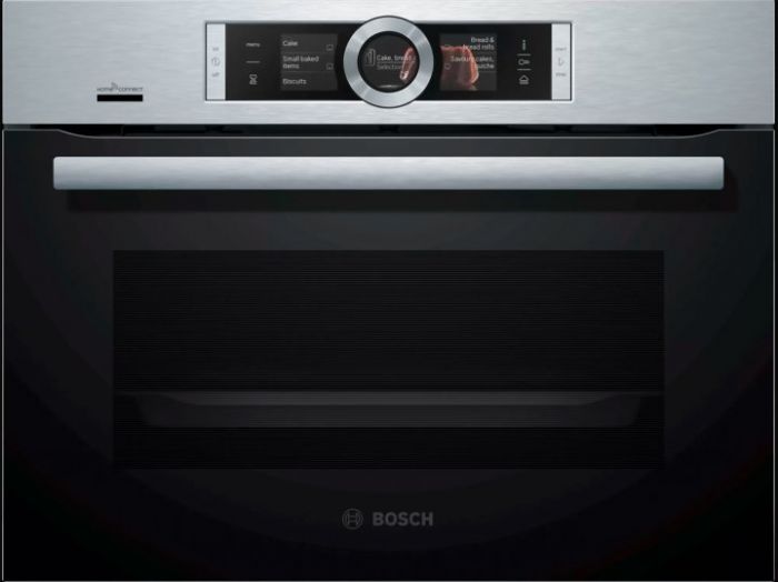 Вбудовувана електрична духова шафа Bosch CSG656RS7 - Ш-45см/ПАР/12 режимів/47л./А+/нержавіюча сталь