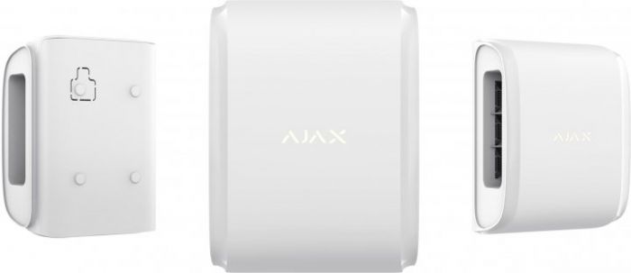 Бездротовий вуличний датчик руху "штора" Ajax DualCurtain Outdoor білий