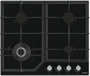 Варильна поверхня Gorenje GTW641KB/газ на склі/розжиг/конф.Wok/газ-контроль/чугуна реш./чорний