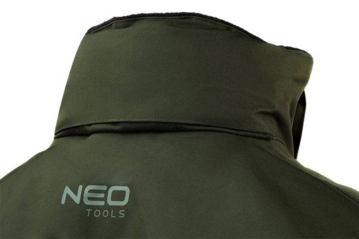 Куртка робоча NEO CAMO, розмір S (48), з мембраною з TPU, водостійкість 5000мм, світлоповертаючі елементи, капюшон