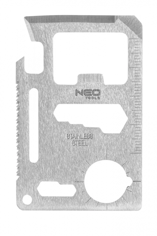 Мультитул NEO, картка виживання 10в1, 69х45 мм, чохол
