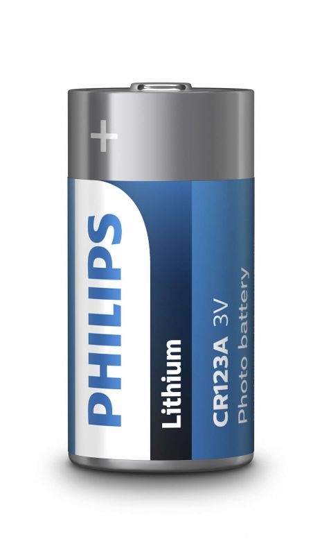 Батарейка Philips   літієва CR 123A  блістер, 1 шт
