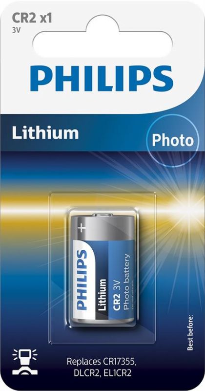 Батарейка Philips   літієва CR 2  блістер, 1 шт