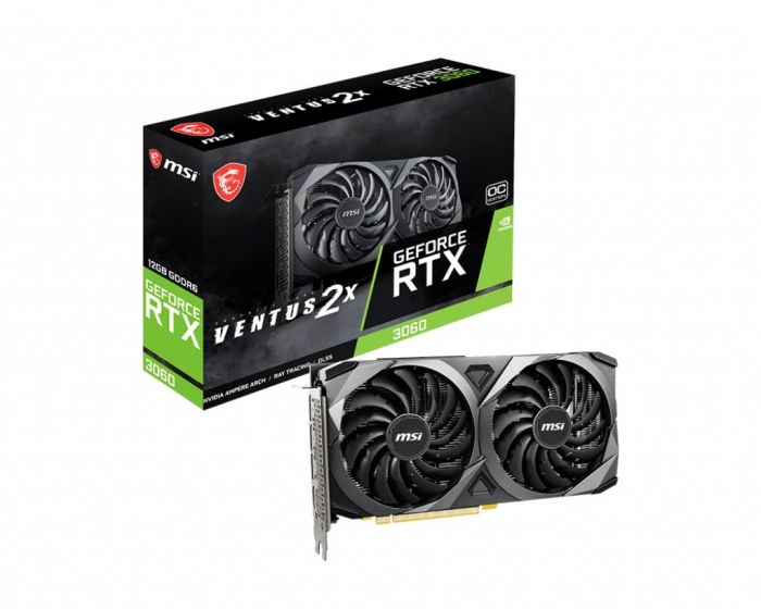 Вiдеокарта MSI GeForce RTX3060 12GB GDDR6 VENTUS 2X OC