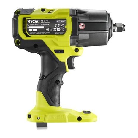 Гайковерт ударний Ryobi ONE+ RIWH18X-0, 18В, безщітковий (без АКБ та ЗП)