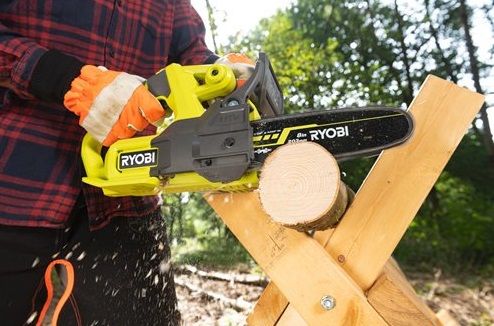 Пила ланцюгова Ryobi ONE+ RY18CS20A-0, 18В, акумуляторна, шина 20 см (без АКБ та ЗП)