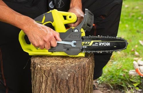 Пила ланцюгова Ryobi ONE+ RY18CS20A-0, 18В, акумуляторна, шина 20 см (без АКБ та ЗП)