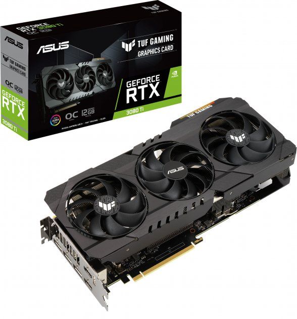 Вiдеокарта ASUS GeForce RTX3080 12GB GDDR6X TUF GAMING OC