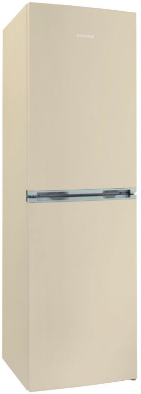 Холодильник з нижн. мороз. камерою SNAIGE RF57SM-S5DV2F, 194,5х65х60см, 2 дв.,191л(119), A+, ST, Мех., заг.-327л, беж