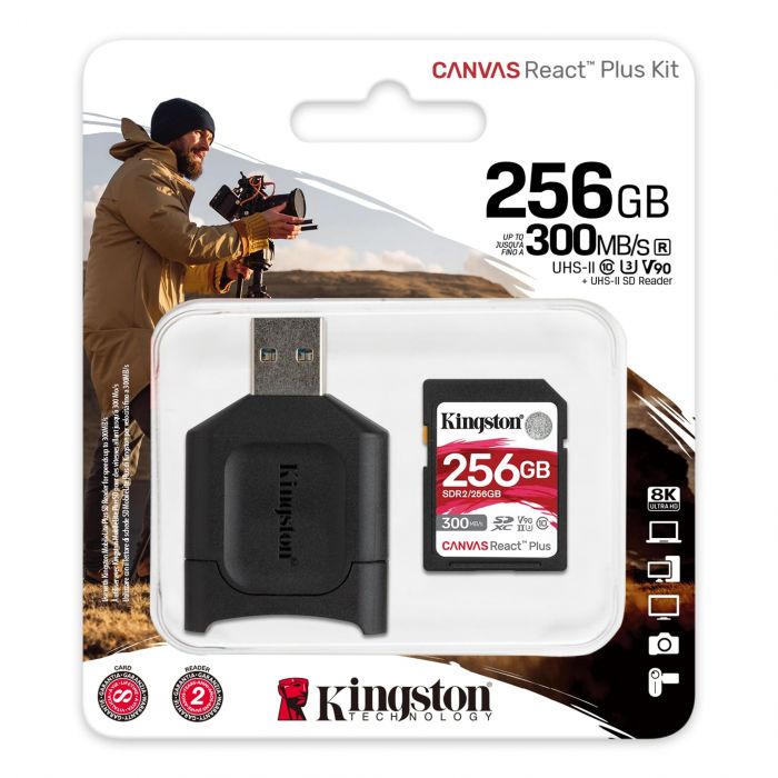 Карта пам'яті Kingston SD 256GB C10 UHS-II U3 R300/W260MB/s