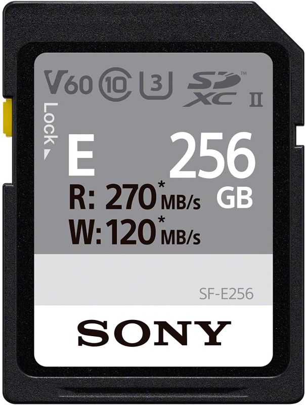 Карта пам'яті Sony 256GB SDXC C10 UHS-II U3 V60 R270/W120MB/s Entry