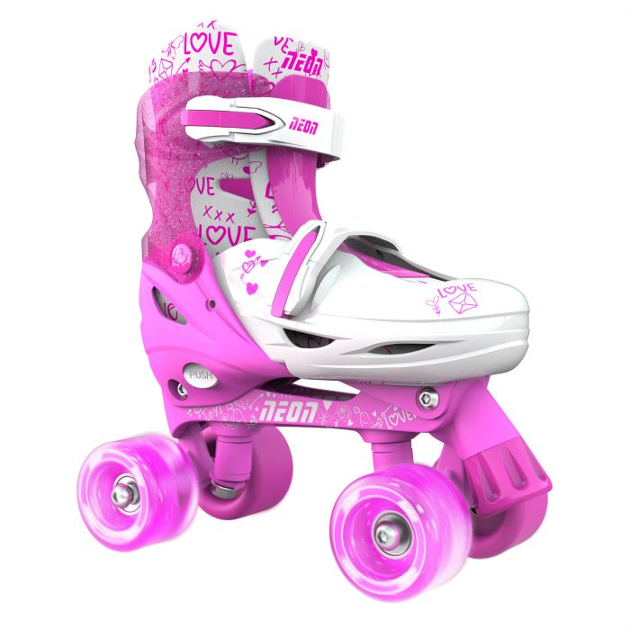 Ролики Neon COMBO SKATES Рожевий (Розмір 34-38)