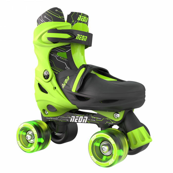 Ролики Neon COMBO SKATES Салатовий (Розмір 34-38)