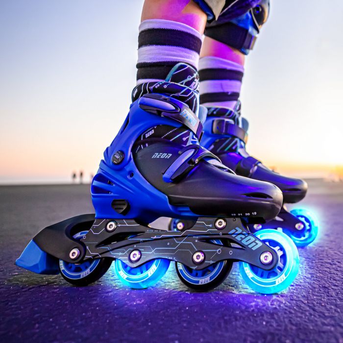 Ролики Neon Combo Skates Синій (Размір 30-33)