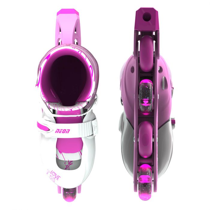 Роликові ковзани Neon Inline, розмір 30-33, рожевий