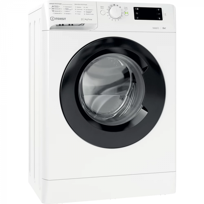 Пральна машина з фронт. завант. Indesit OMTWSE61051WKUA, 6кг, 1000, A+++, 43см, Дисплей, Білий