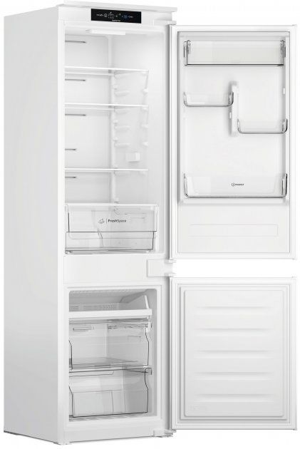 Вбуд. холодильник з мороз. камерою Indesit INC20T321EU, 193.5х54х54см, 2 дв., Х- 212л, М- 68л, A+, NF, Білий