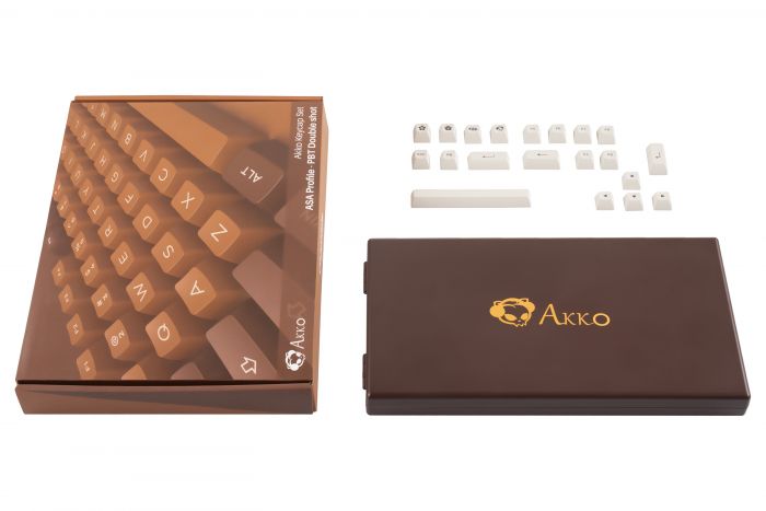 Akko Кейкапи Chocolate ASA Fullset Keycaps, EU, Blue