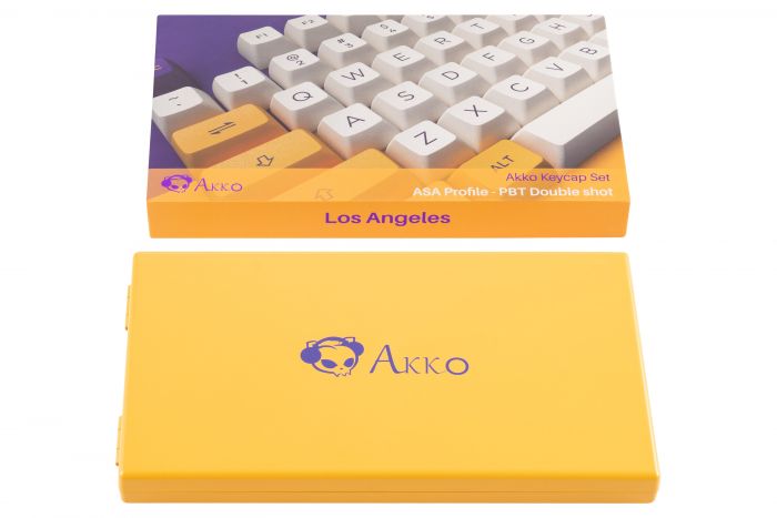 Akko Кейкапи Los Angeles ASA Fullset Keycaps, EU, Blue