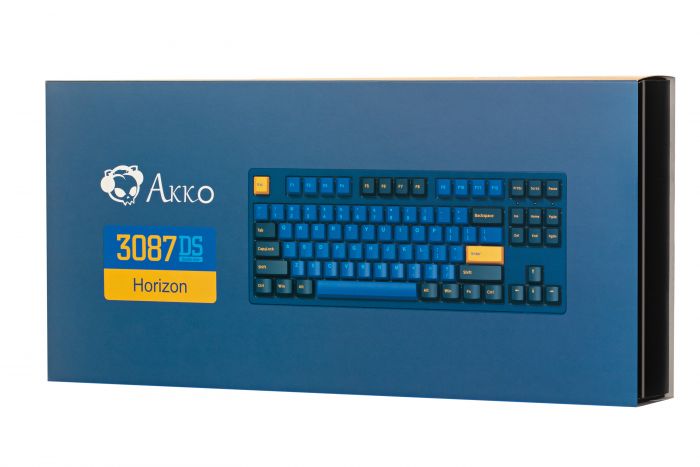 Akko Клавіатура 3087 Horizon Akko CS Vintage White, RU, Blue/Black