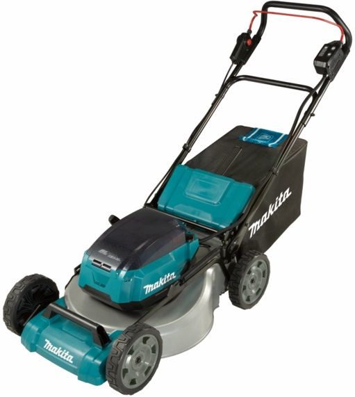 Газонокосарка Makita DLM530PT4 акумуляторна, 2*18В, ніж 53 см, до 2000м2, висота 20-100 мм, 70 л, 39 кг