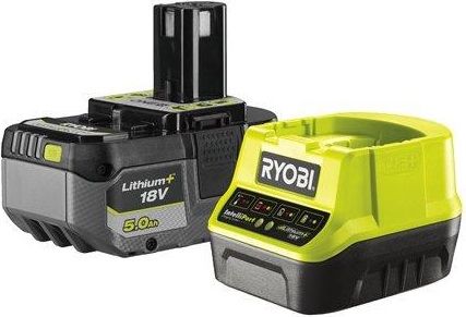 Набір акумулятор + зарядний пристрій Ryobi ONE+ RC18120-150X, 18В, 5.0Ач, Lithium+