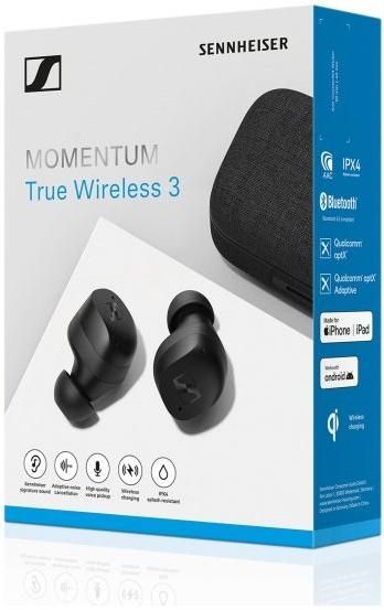 Навушники Sennheiser Momentum 3 (MTW3) True Wireless Mic Black