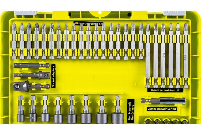 Набір біт та свердел Ryobi RAKD141, 141шт