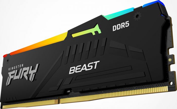 Пам'ять ПК Kingston DDR5  8GB 5600 Beast Black RGB