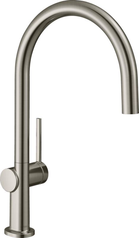 Змішувач Hansgrohe Talis M54 для кухонної мийки/72804800/220мм, 1-струменевий/поворотний/важіль збоку/форма округла/під сталь