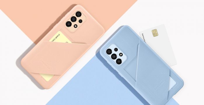 Чохол Samsung Card Slot Cover для смартфону Galaxy A33 (A336) Peach