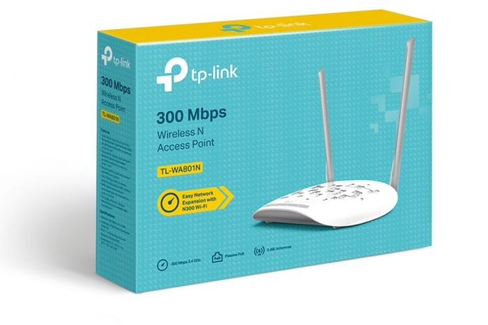 Точка доступу TP-LINK TL-WA8010N N300 1хFE LAN passive PoE