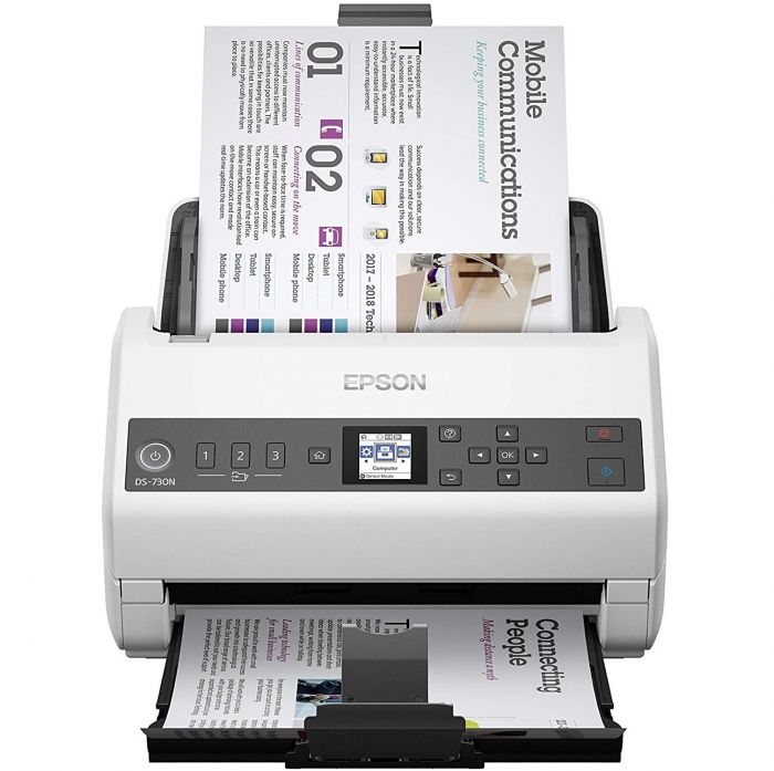 Сканер A4 Epson WorkForce DS-730N