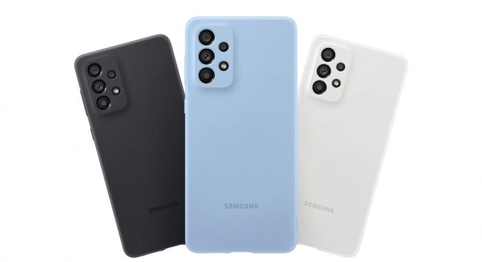 Чохол Samsung Silicone Cover для смартфону Galaxy A73 (A736) Black