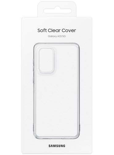 Чохол Samsung Soft Clear Cover для смартфону Galaxy A33 (A336) Black