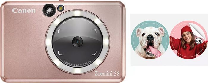 Canon Портативна камера-принтер ZOEMINI S2 ZV223 Rose Gold